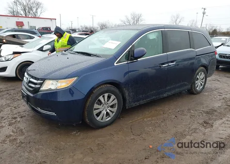 2017 Honda Odyssey Ex-L z USA, uszkodzony, nr VIN 5FNRL5H68HB012656